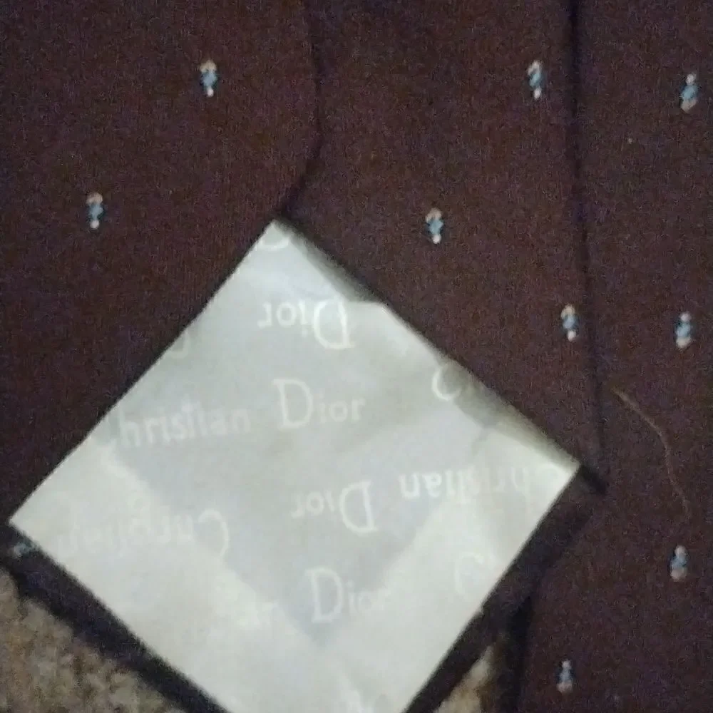 Christian Dior brown tie